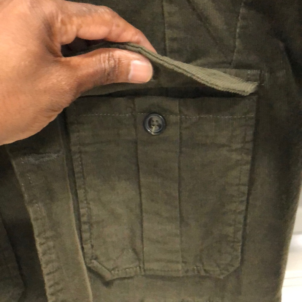 Doppelgänger Men's Olive Green Corduroy Jacket - Picture 5 of 10